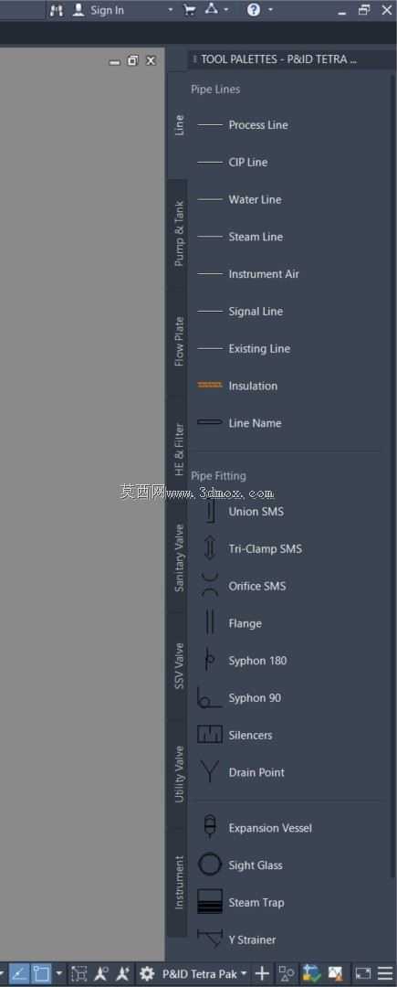 PID\u0026卫生标准的3D符号库