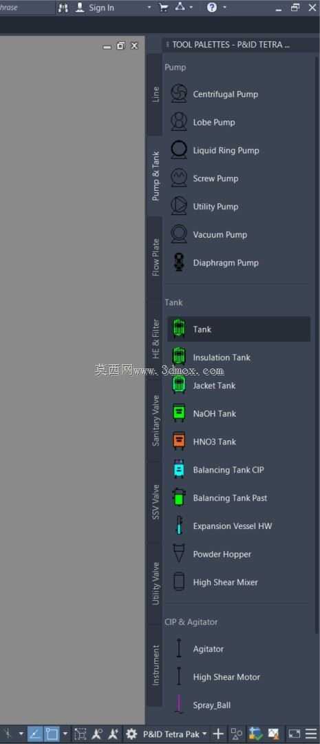 PID\u0026卫生标准的3D符号库