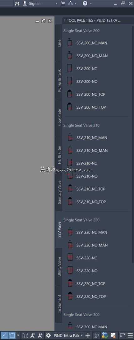PID\u0026卫生标准的3D符号库