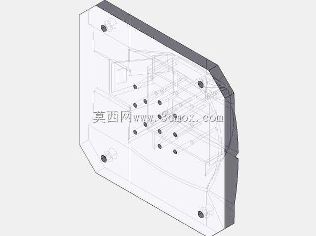 模制过滤器盖(1腔添加插件)