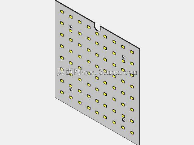 Den LED表面方形18W