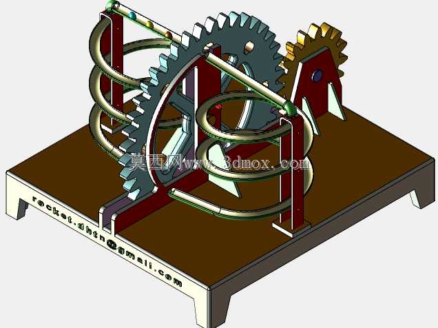 SolidWorks上的大理石加工机