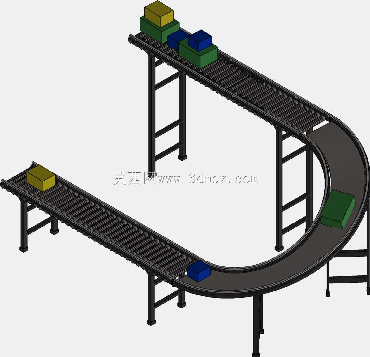 输送机3D模型集合