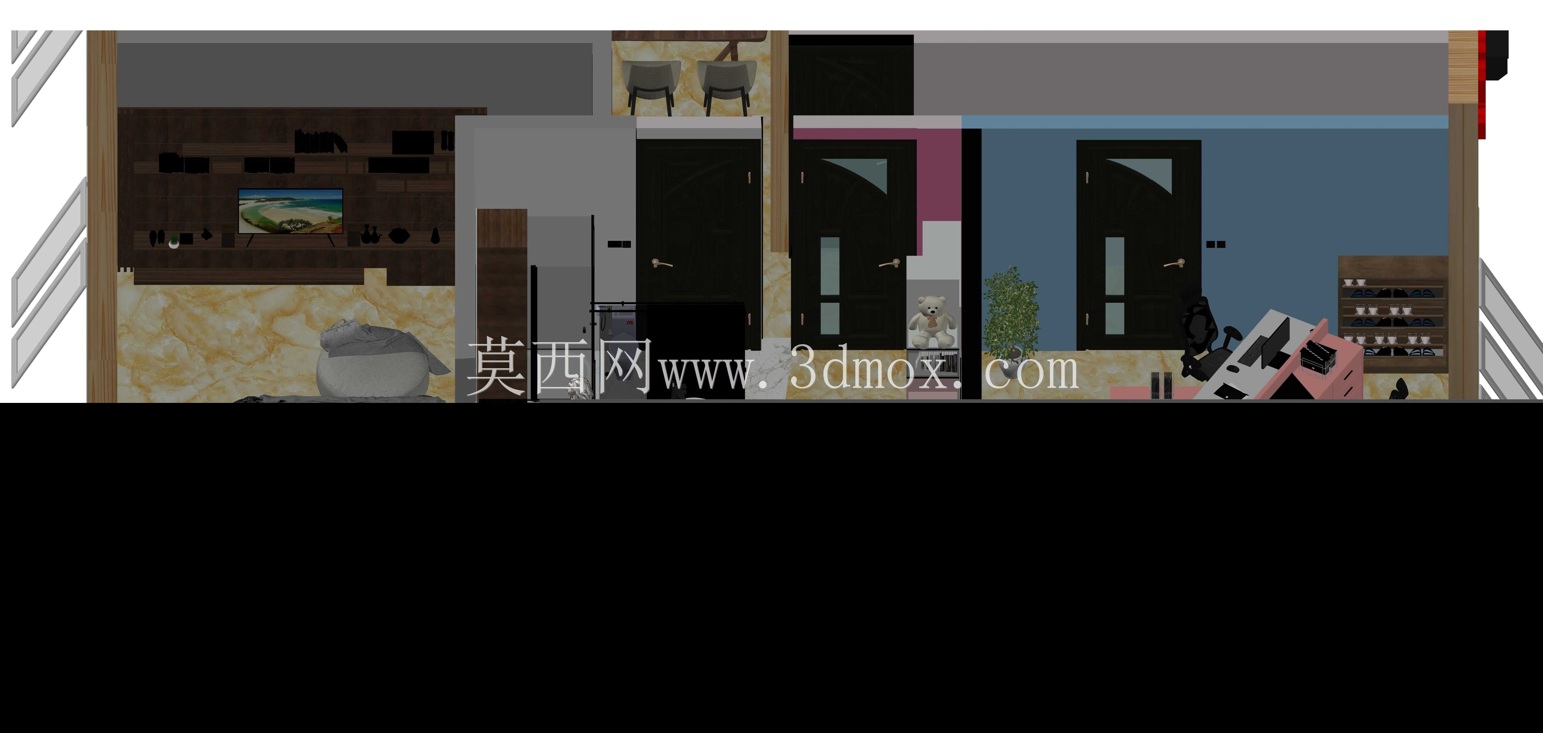 Penda阴阳楼室内