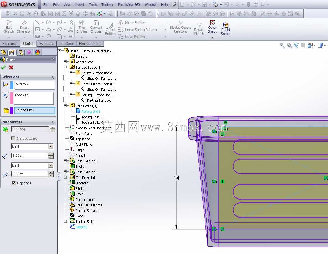 SolidWorks模具工具教程