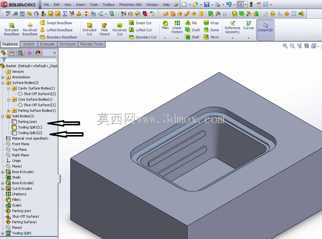 SolidWorks模具工具教程