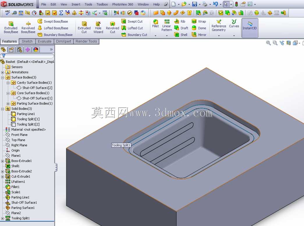 SolidWorks模具工具教程