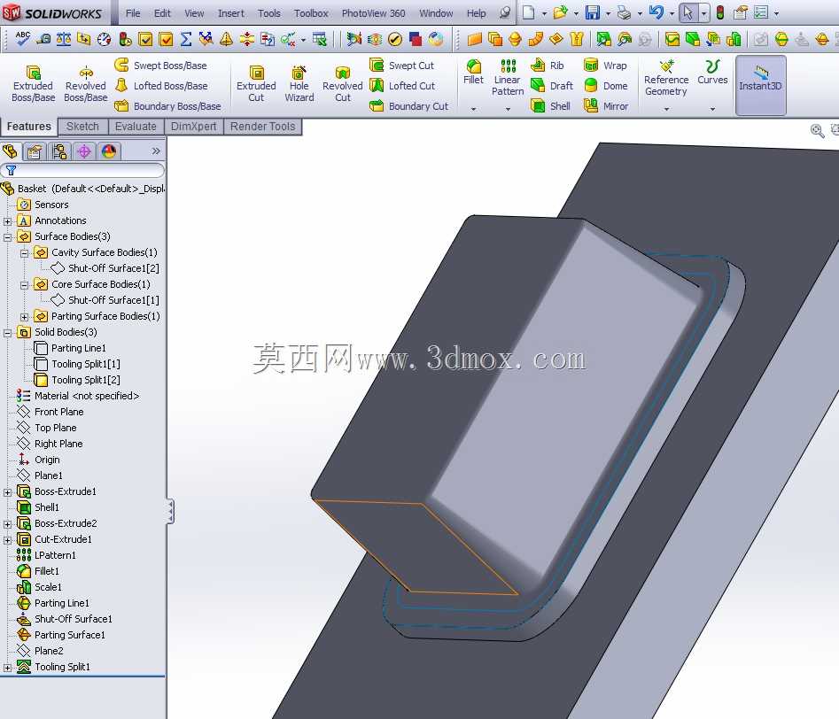 SolidWorks模具工具教程