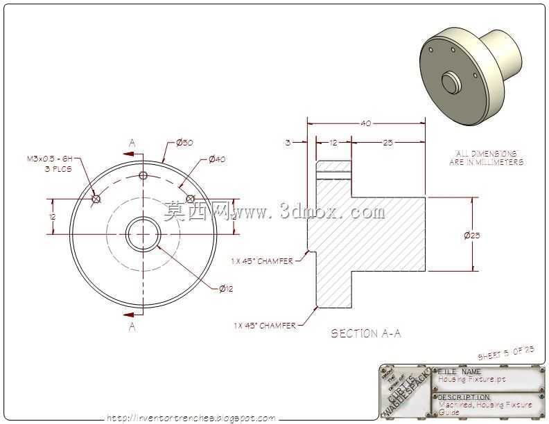 Autodesk Inventor Practice���ͼ