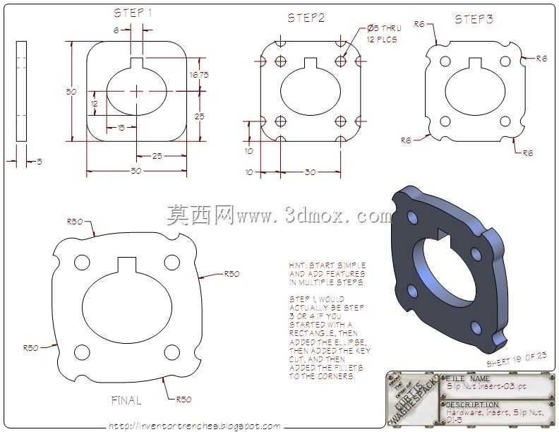 Autodesk Inventor Practice���ͼ