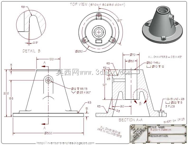 Autodesk Inventor Practice���ͼ