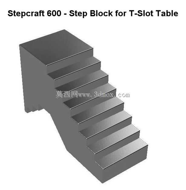 T形槽工作台的Stepcraft阶梯块
