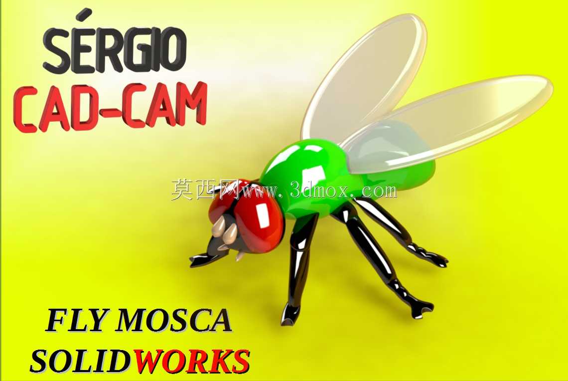 fly mosca S��rgio CAD CAM