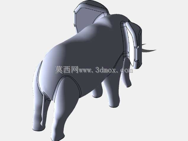 大象3d模型Sérgio CAD CAM