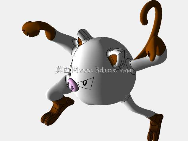 Mankey Pokémon Sérgio CAD CAM