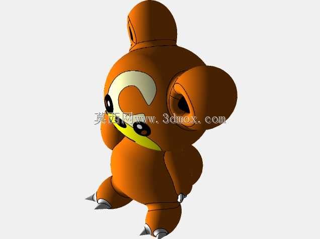 Teddiursa Pokémon-Sérgio CAD CAM