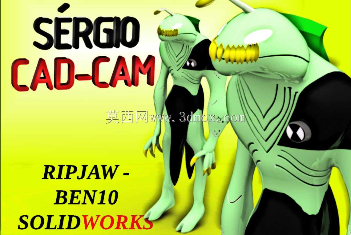 Ripjaws-Ben10 S��rgio CAD CAM