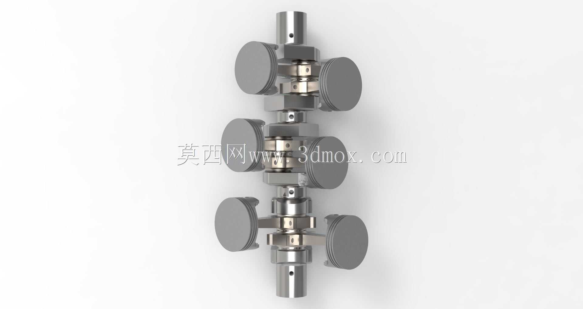 V6发动机曲柄活塞总成