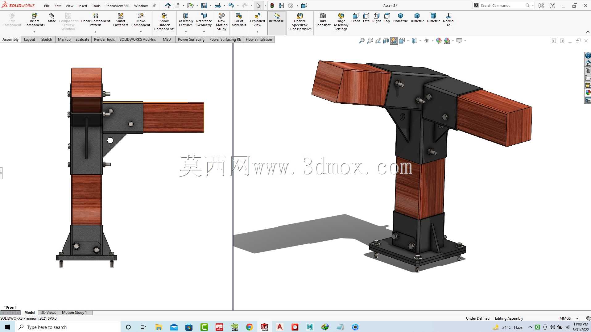 Solidworks教程#227 DA Engineering在Solidworks中焊接件的角接头
