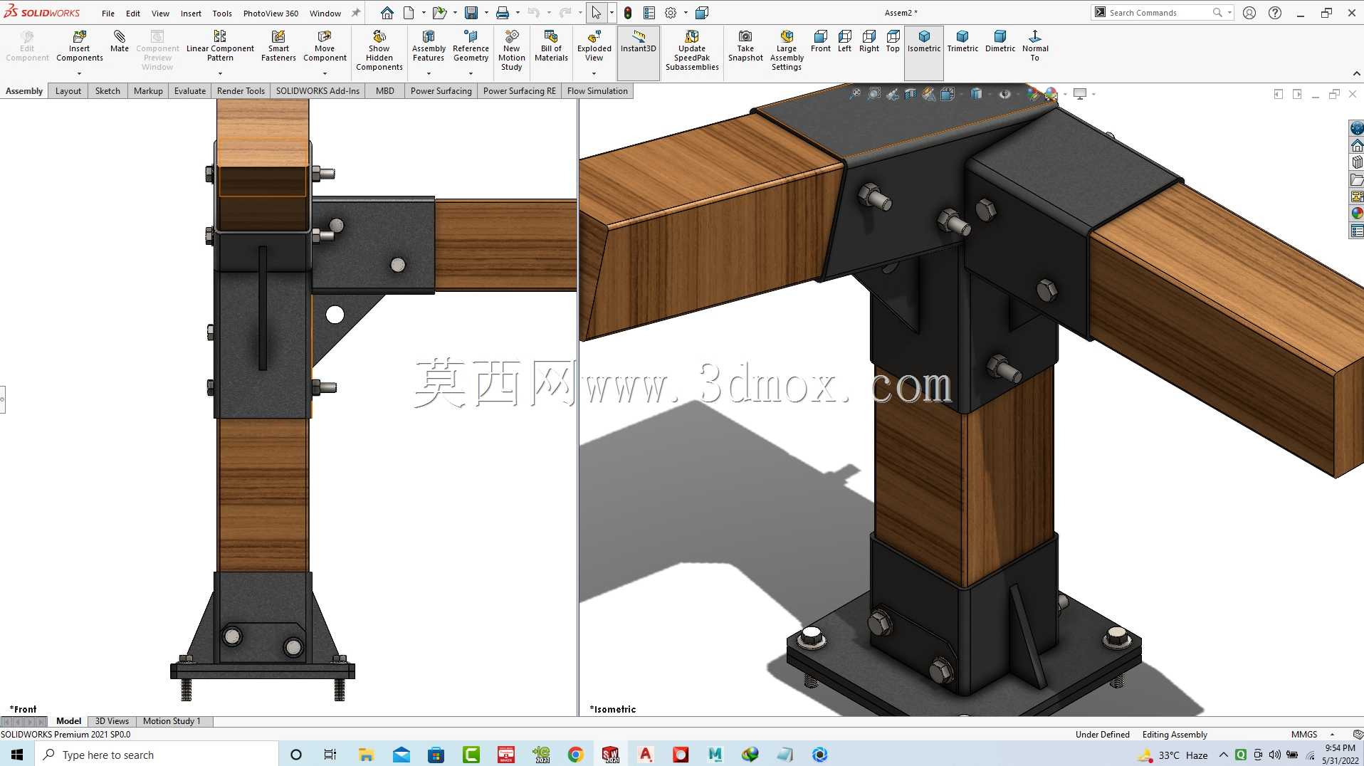 Solidworks教程#227 DA Engineering在Solidworks中焊接件的角接头