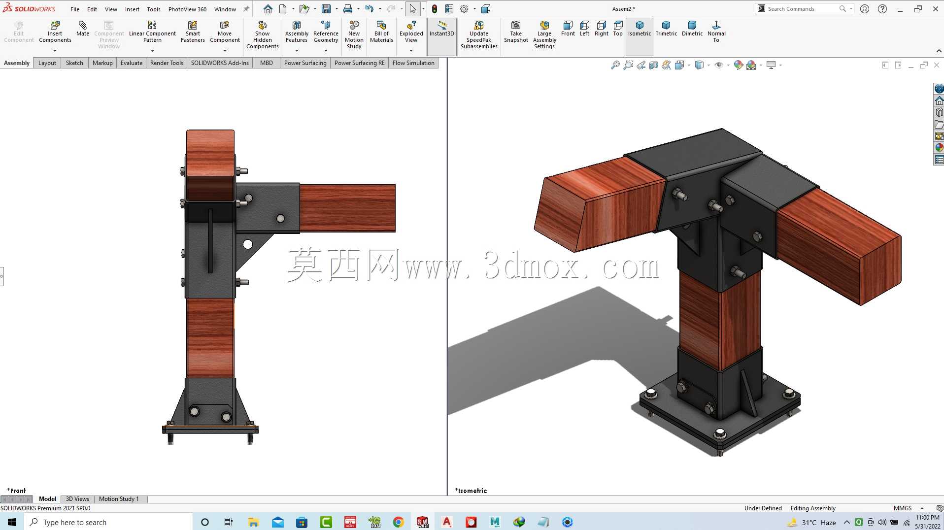 Solidworks教程#227 DA Engineering在Solidworks中焊接件的角接头