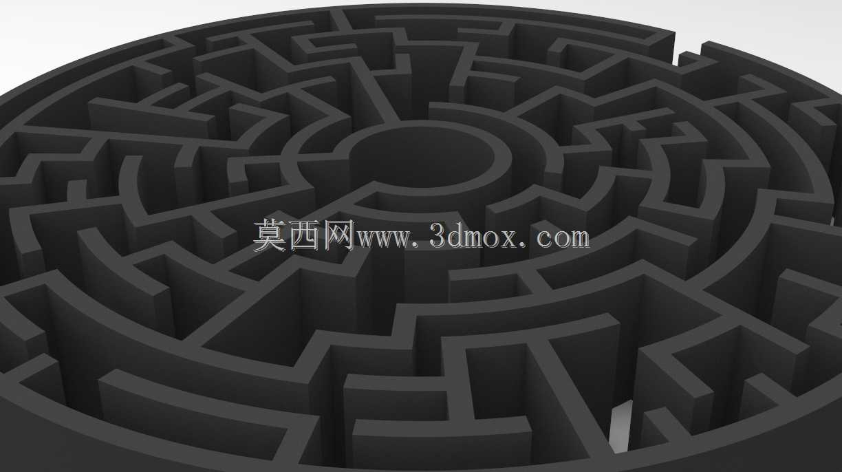 迷宫-圆形模型(迷宫)