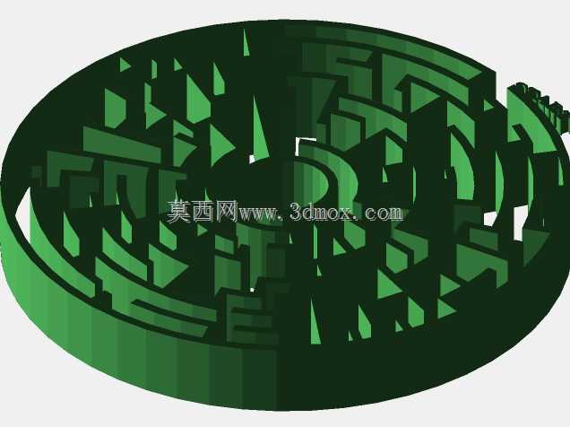 迷宫-圆形模型(迷宫)
