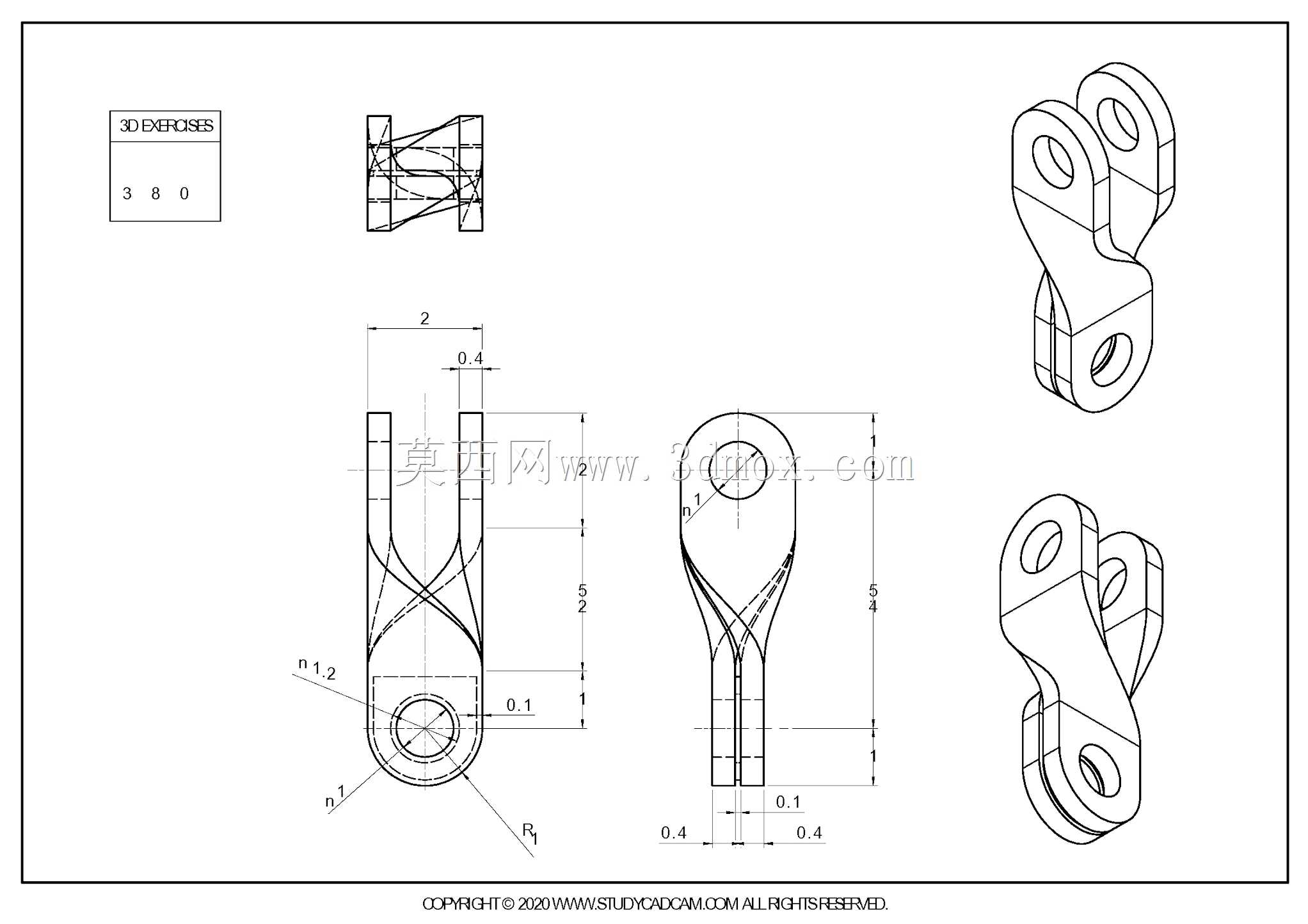 Studycadcam 3D CAD��ϰ380/Autodesk Inventor Pro