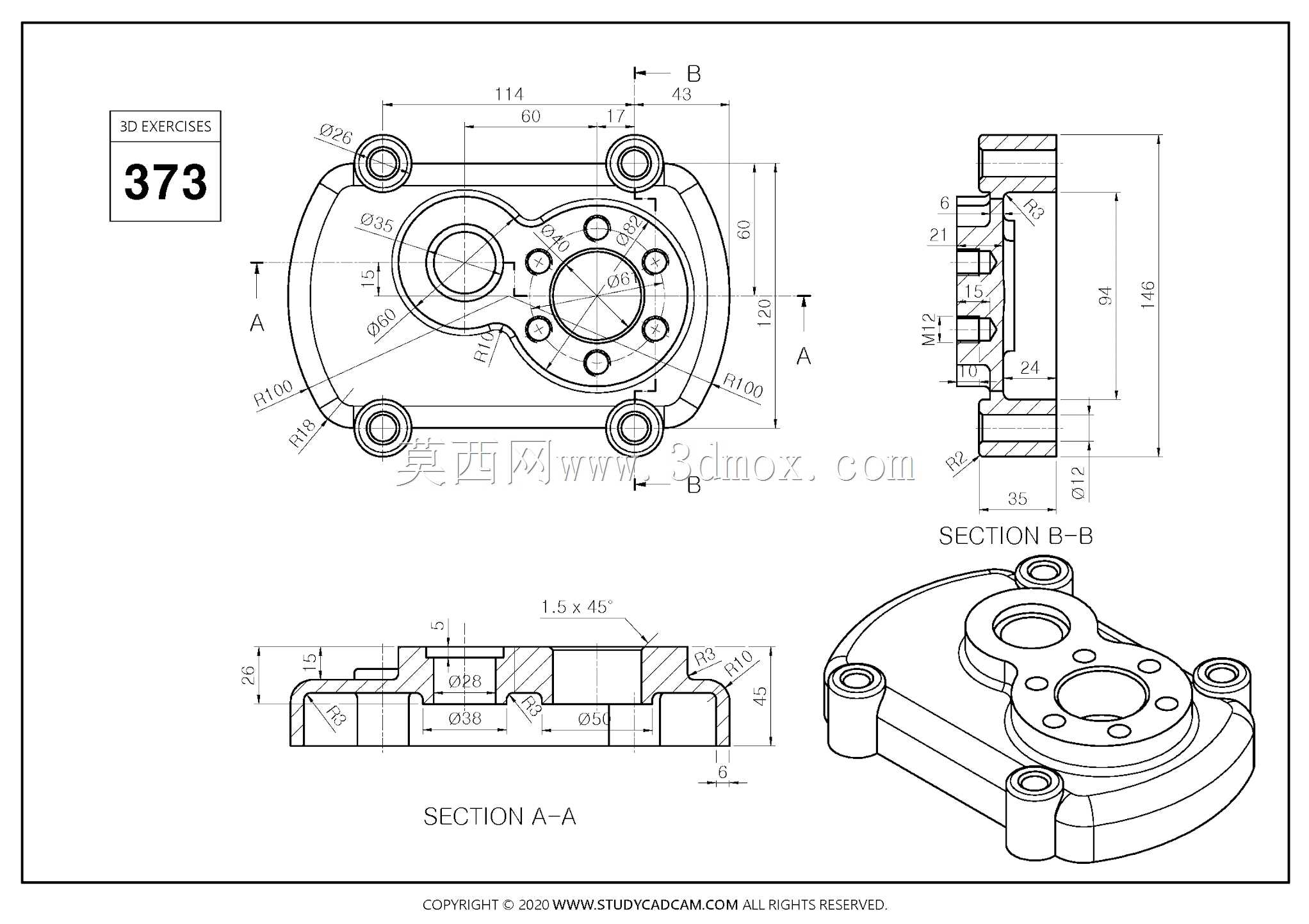 Studycadcam 3D CAD��ϰ373/Autodesk Inventor Pro