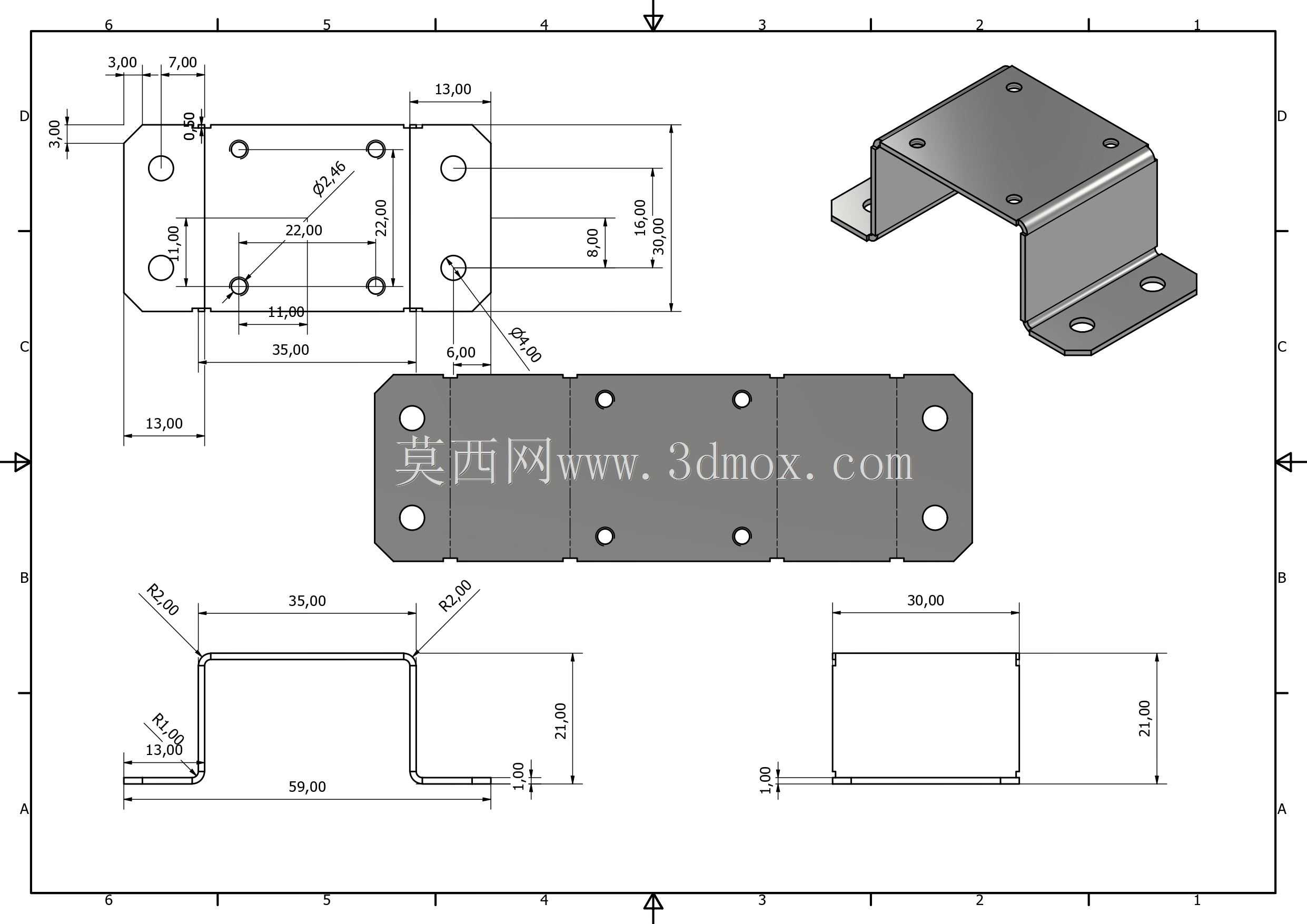 钣金规程13/Practica chapa metálica 13
