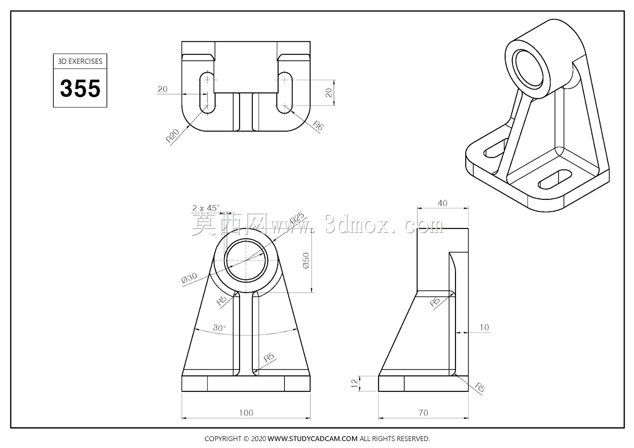 Studycadcam 3D CAD��ϰ355/Autodesk Inventor Pro