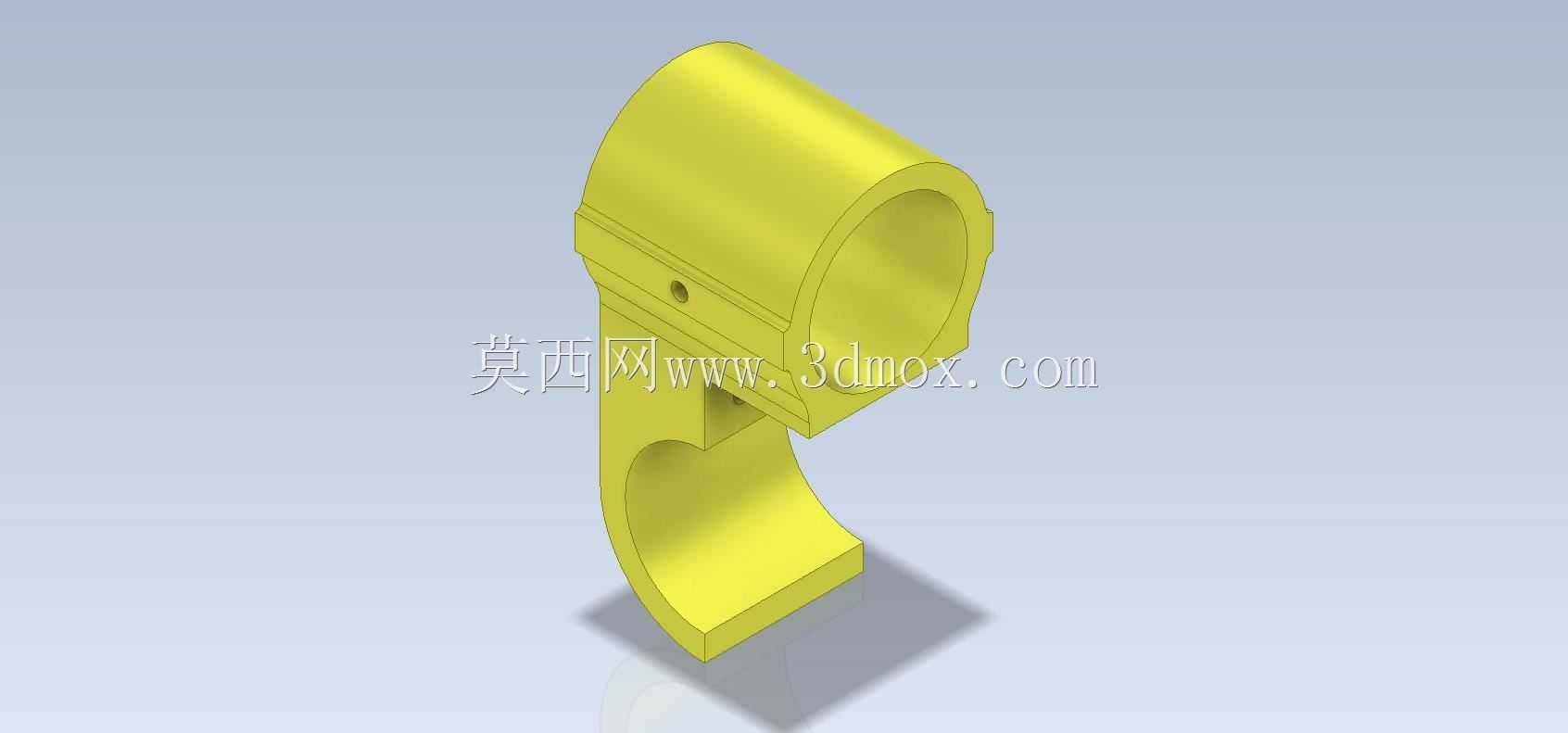 Studycadcam 3D CAD练习339/Mounting clamp/Autodesk Inventor Pro