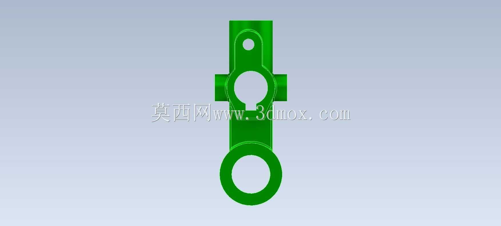 Studycadcam 3D CAD练习334/惰轮臂/Autodesk Inventor Pro