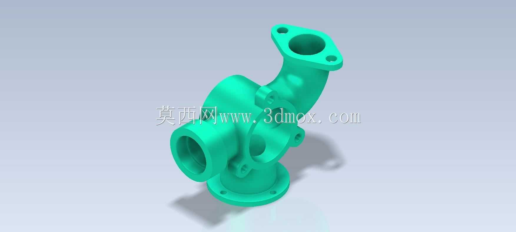 Studycadcam 3D CAD练习333/阀体/Autodesk Inventor Pro