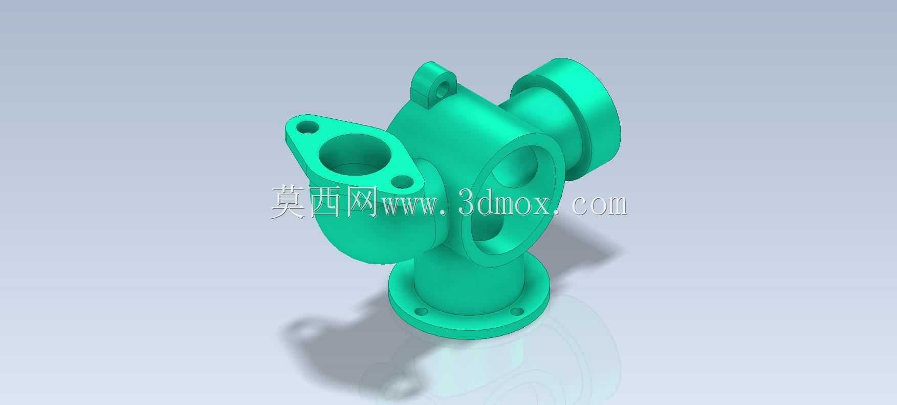 Studycadcam 3D CAD练习333/阀体/Autodesk Inventor Pro