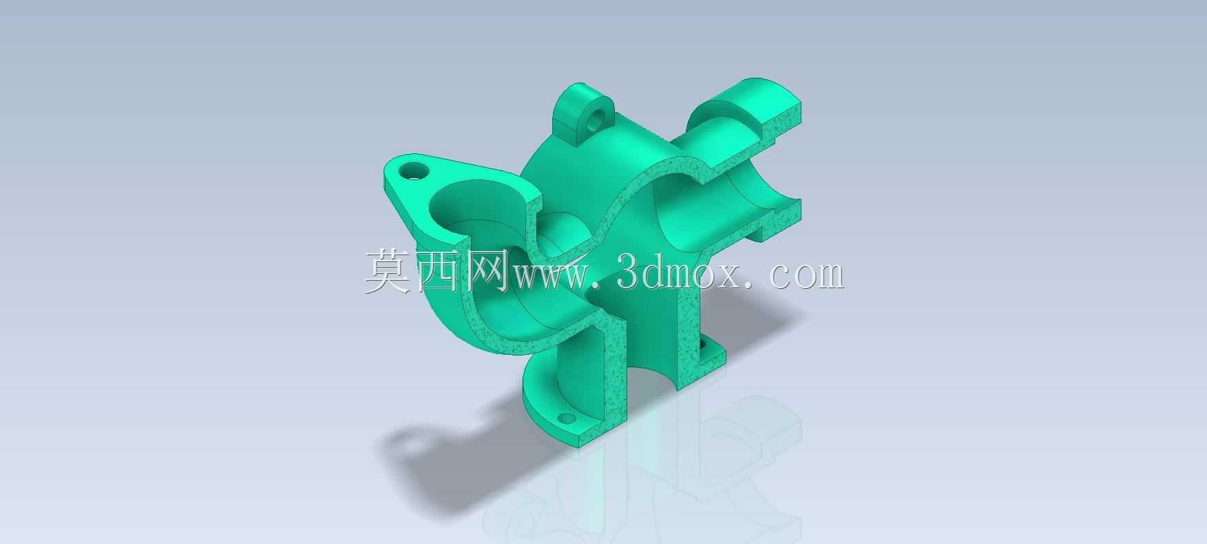 Studycadcam 3D CAD练习333/阀体/Autodesk Inventor Pro
