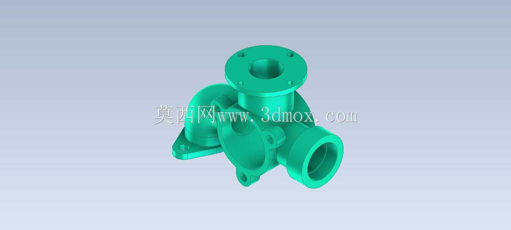 Studycadcam 3D CAD练习333/阀体/Autodesk Inventor Pro