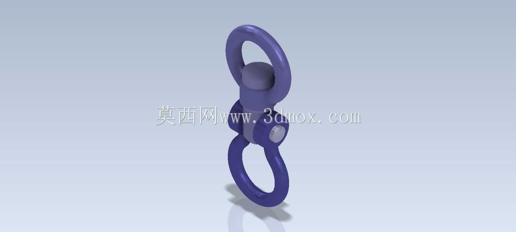 Studycadcam 3D CAD T.Carreras Soto,系列4,旋转环/T.Carreras Soto,colección 4,grillete con anillo Giratio/Autodesk In