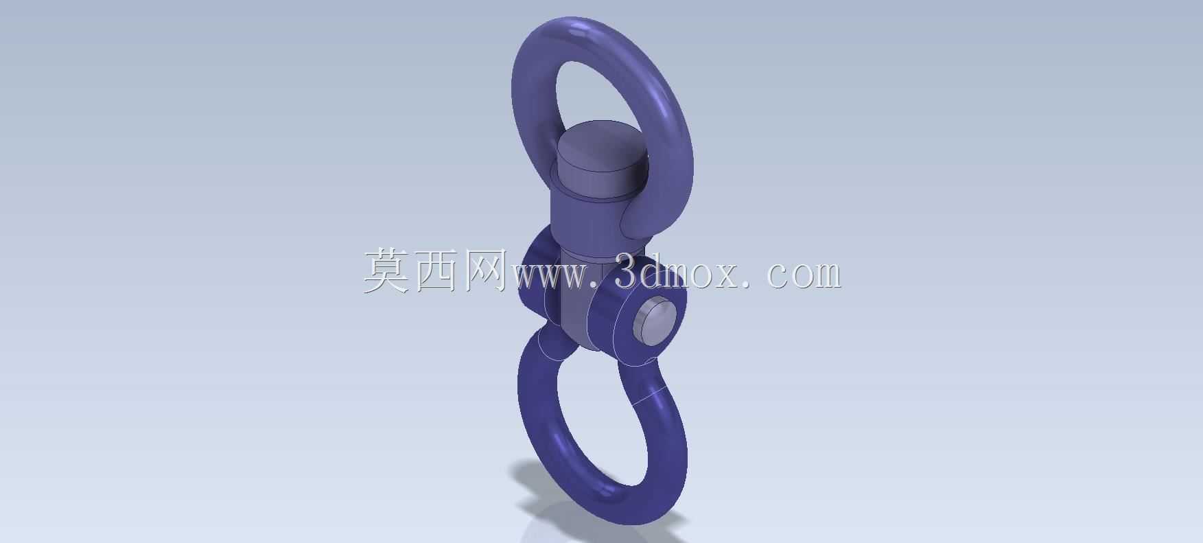 Studycadcam 3D CAD T.Carreras Soto,系列4,旋转环/T.Carreras Soto,colección 4,grillete con anillo Giratio/Autodesk In