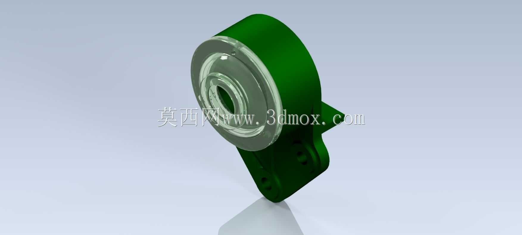 Studycadcam 3D CAD练习305/caja soporte de rodamientos/轴承支撑箱Autodesk Inventor Pro