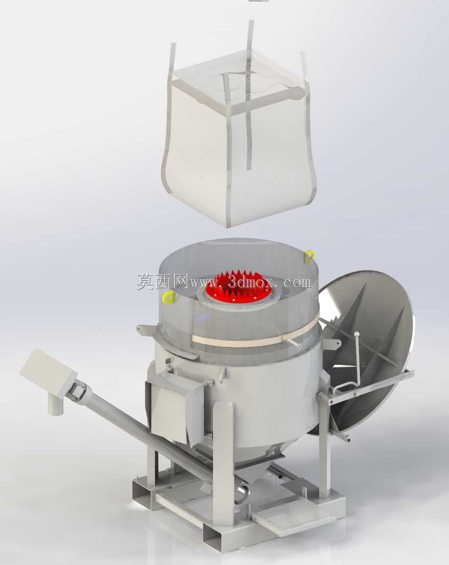 DéCoupper de bigbag anti poussière sur cuve 1.5吨