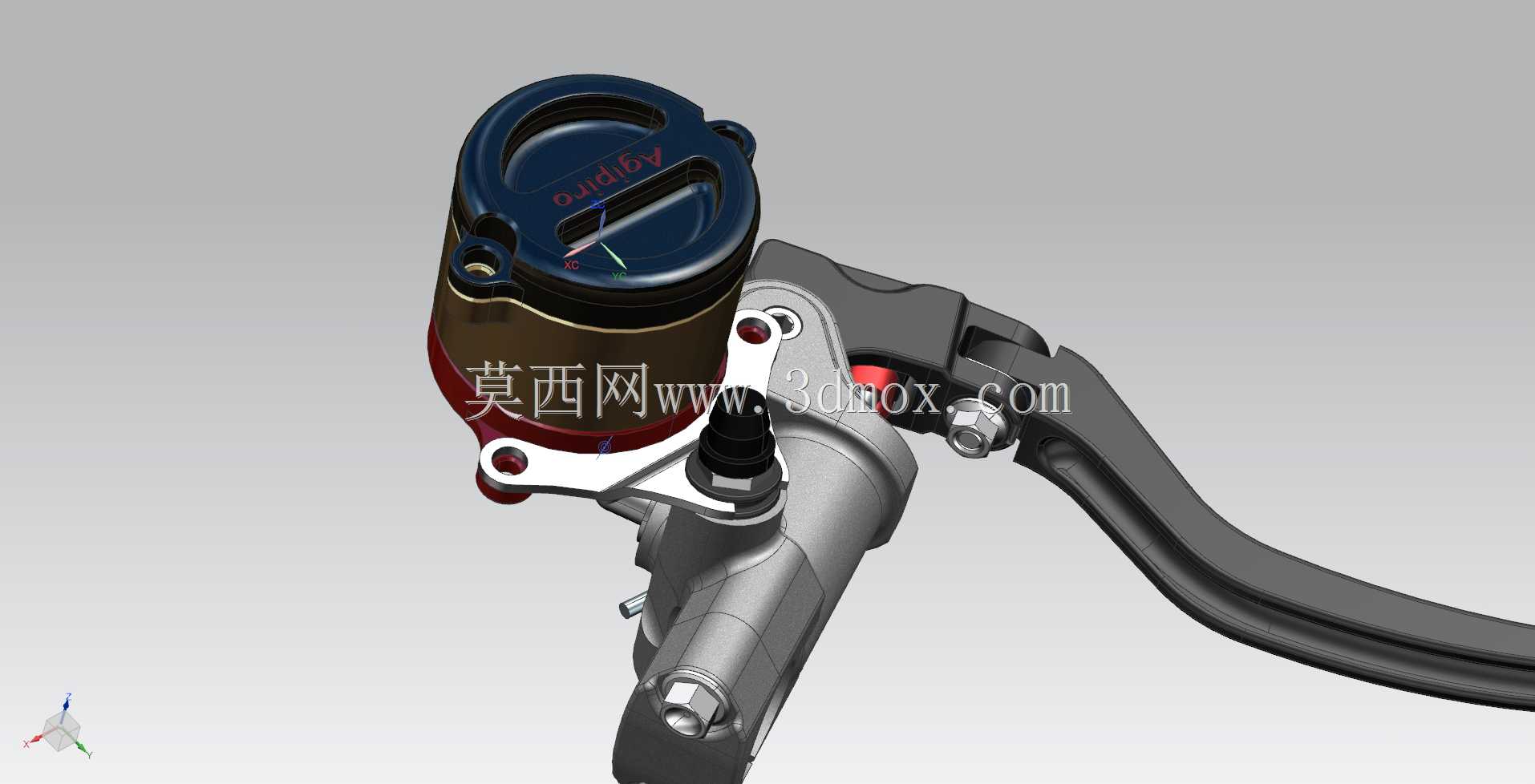 钛Brembo Corsa Corta液体罐