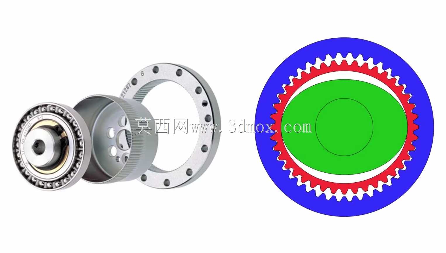 用于3D打印的谐波传动Nema 17