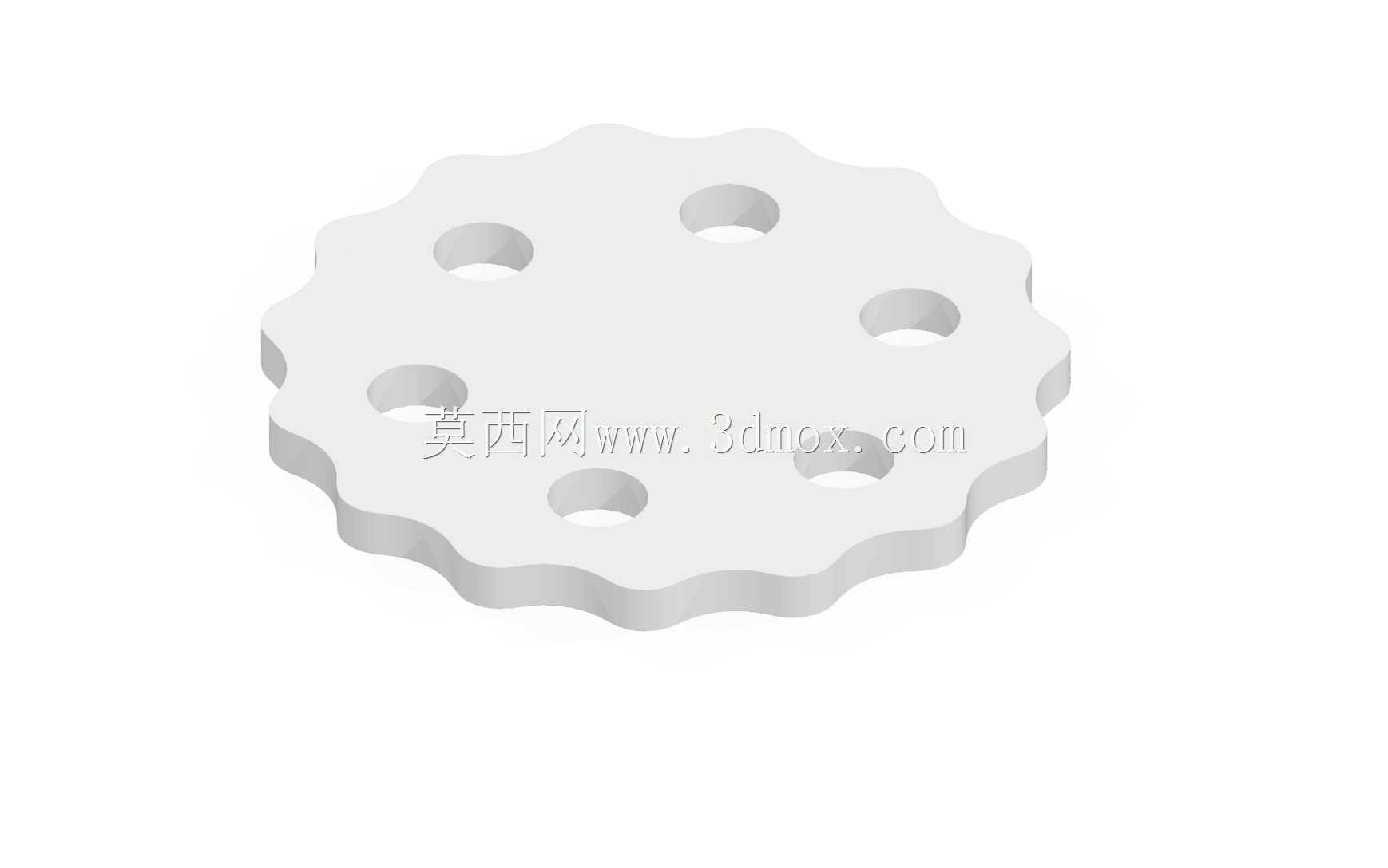 使用Inventor的摆线轮廓三维模型