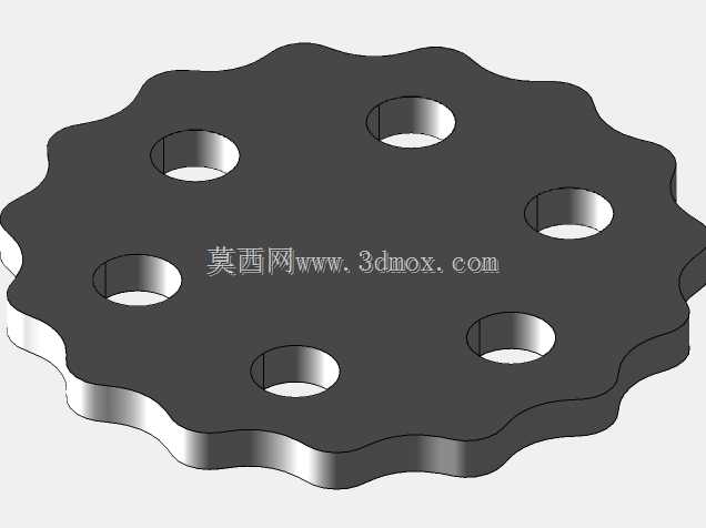 使用Inventor的摆线轮廓三维模型