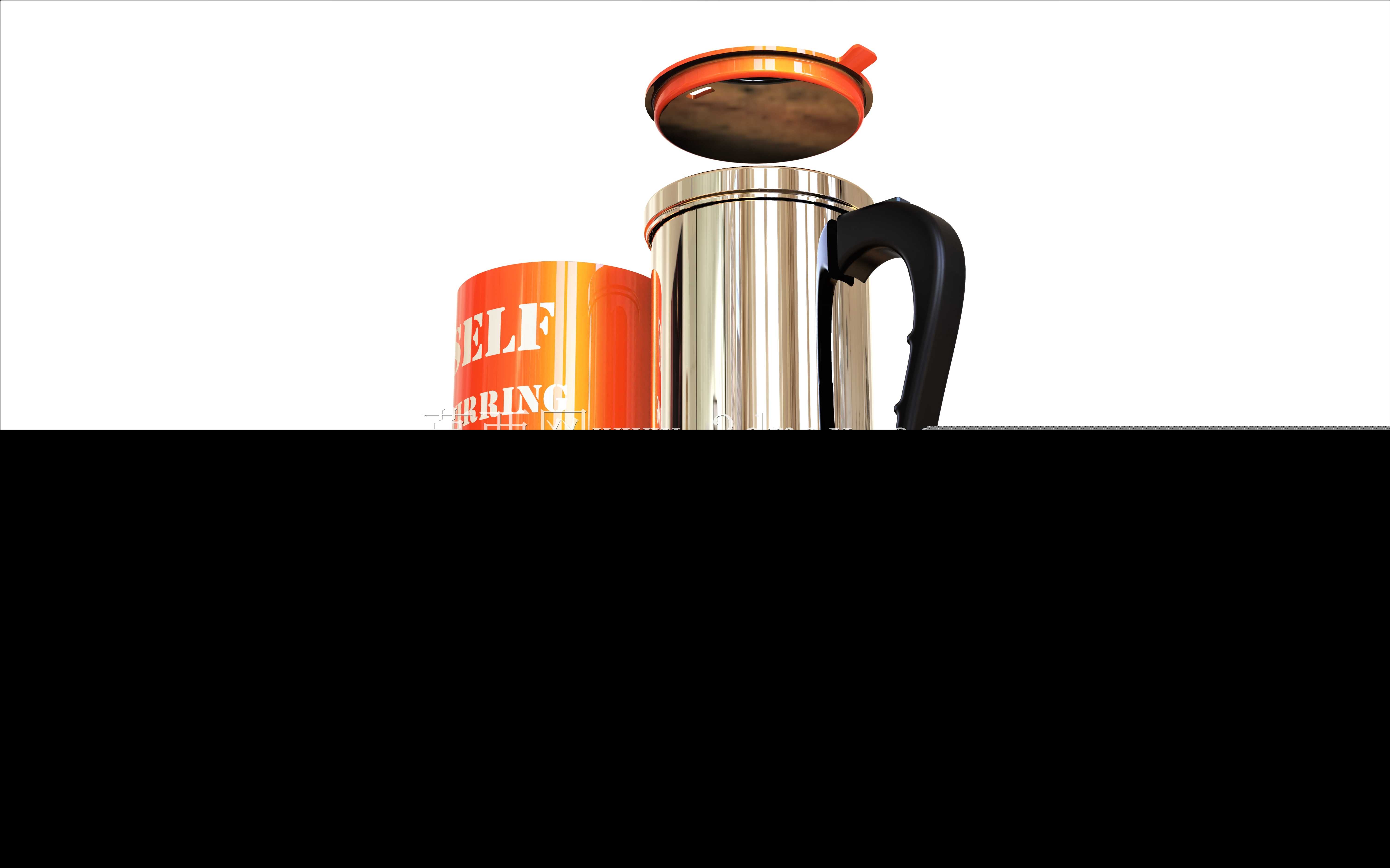 自搅拌咖啡杯