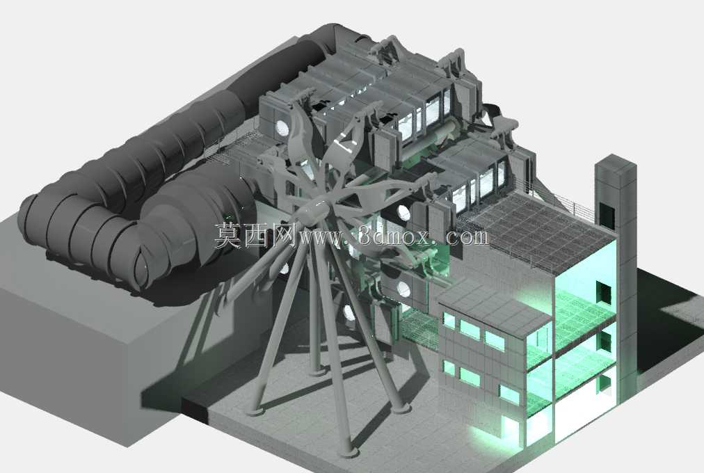 只是一些NASA挑战的效果图:新的跨声速风洞试验段