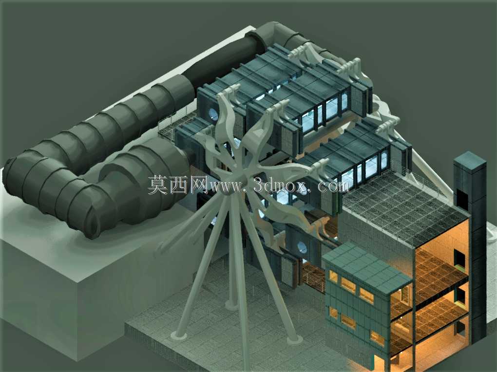 只是一些NASA挑战的效果图:新的跨声速风洞试验段