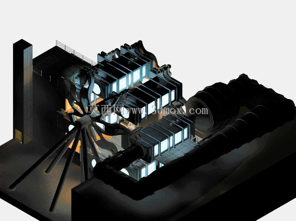 只是一些NASA挑战的效果图:新的跨声速风洞试验段