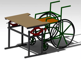 Mesa para Cadeirante